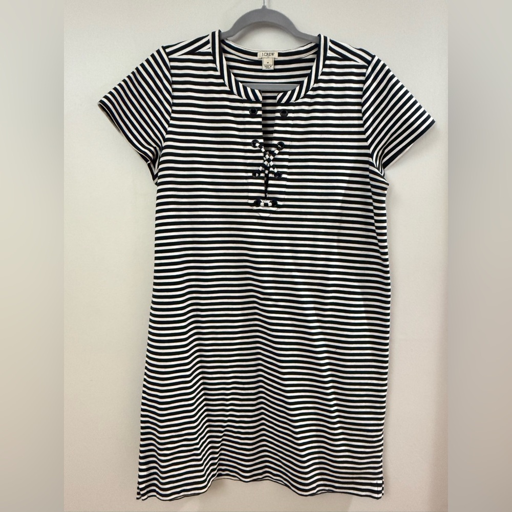 J. Crew Striped Nautical Shift Dress